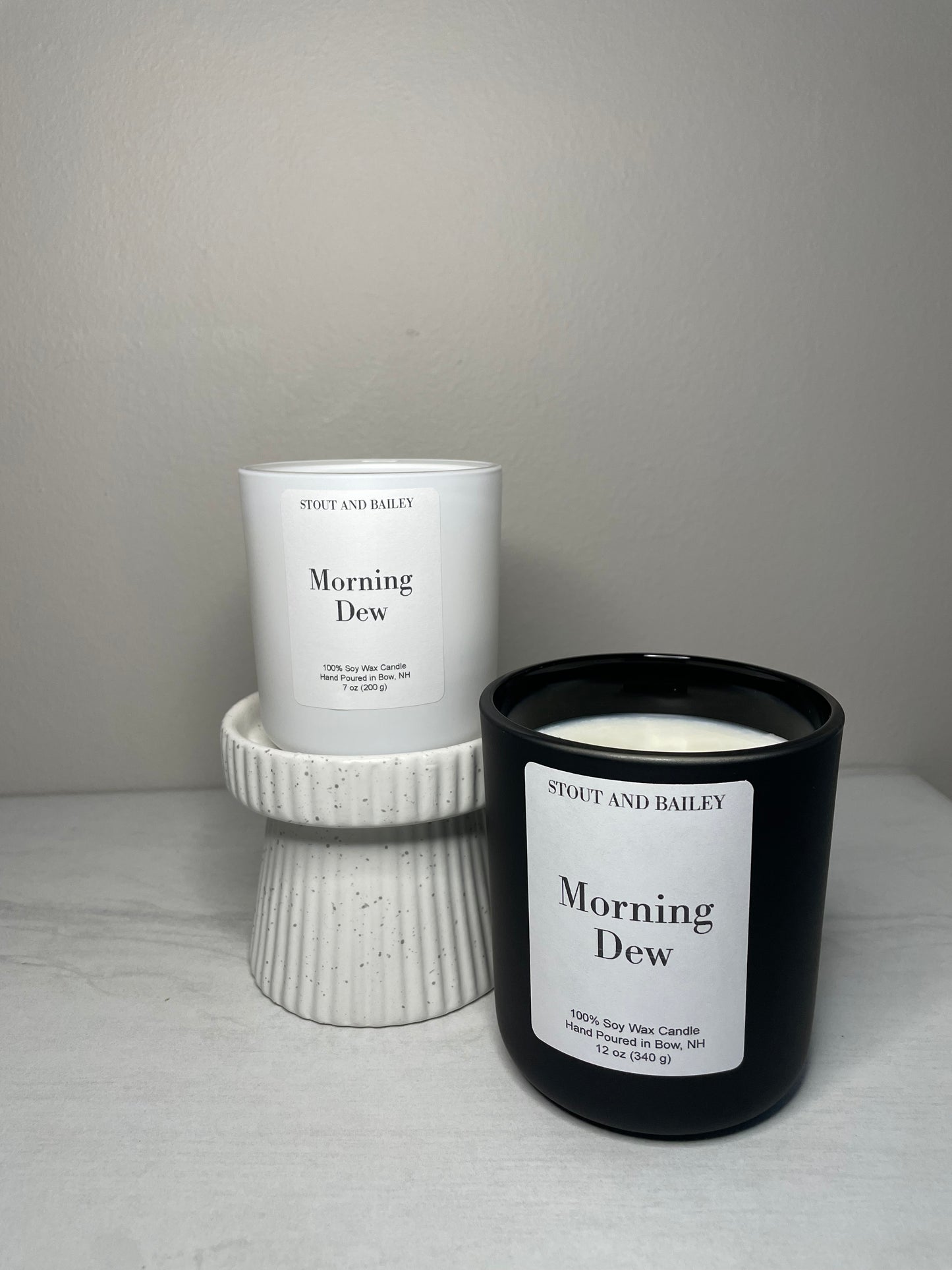 Morning Dew 7 oz Wood Wick Soy Candle
