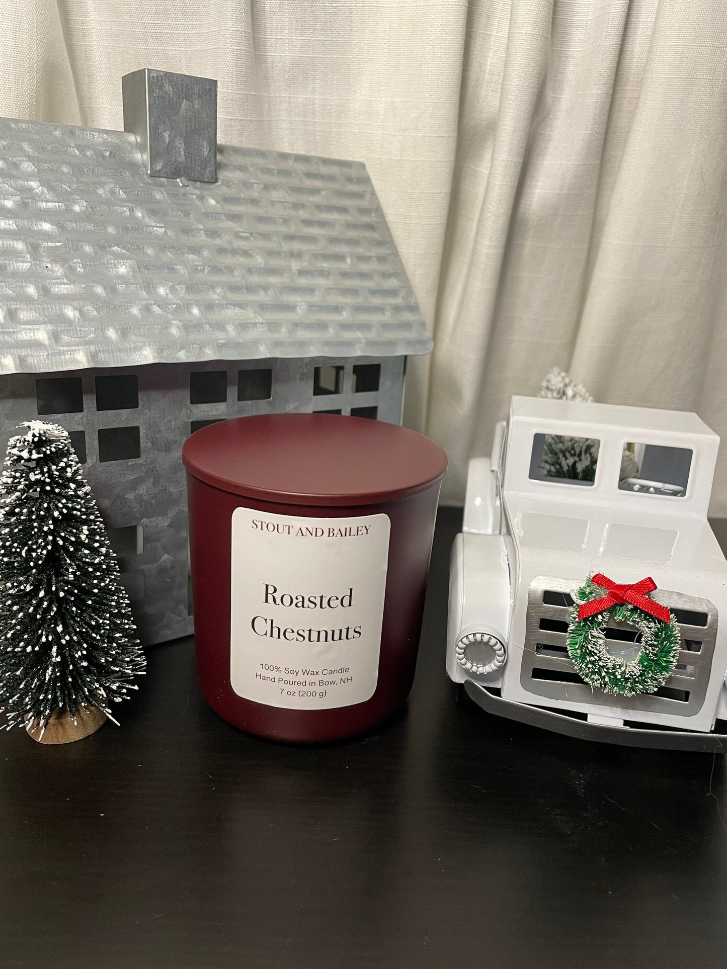 Roasted Chestnuts 7 oz Wood Wick Soy Candle