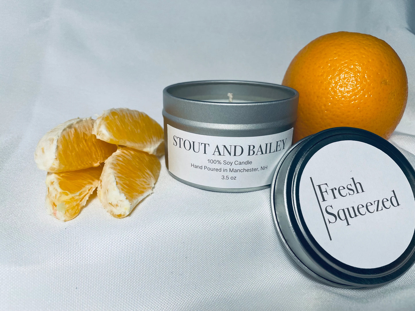 Fresh Squeezed Soy Candle 3.5 oz Tin