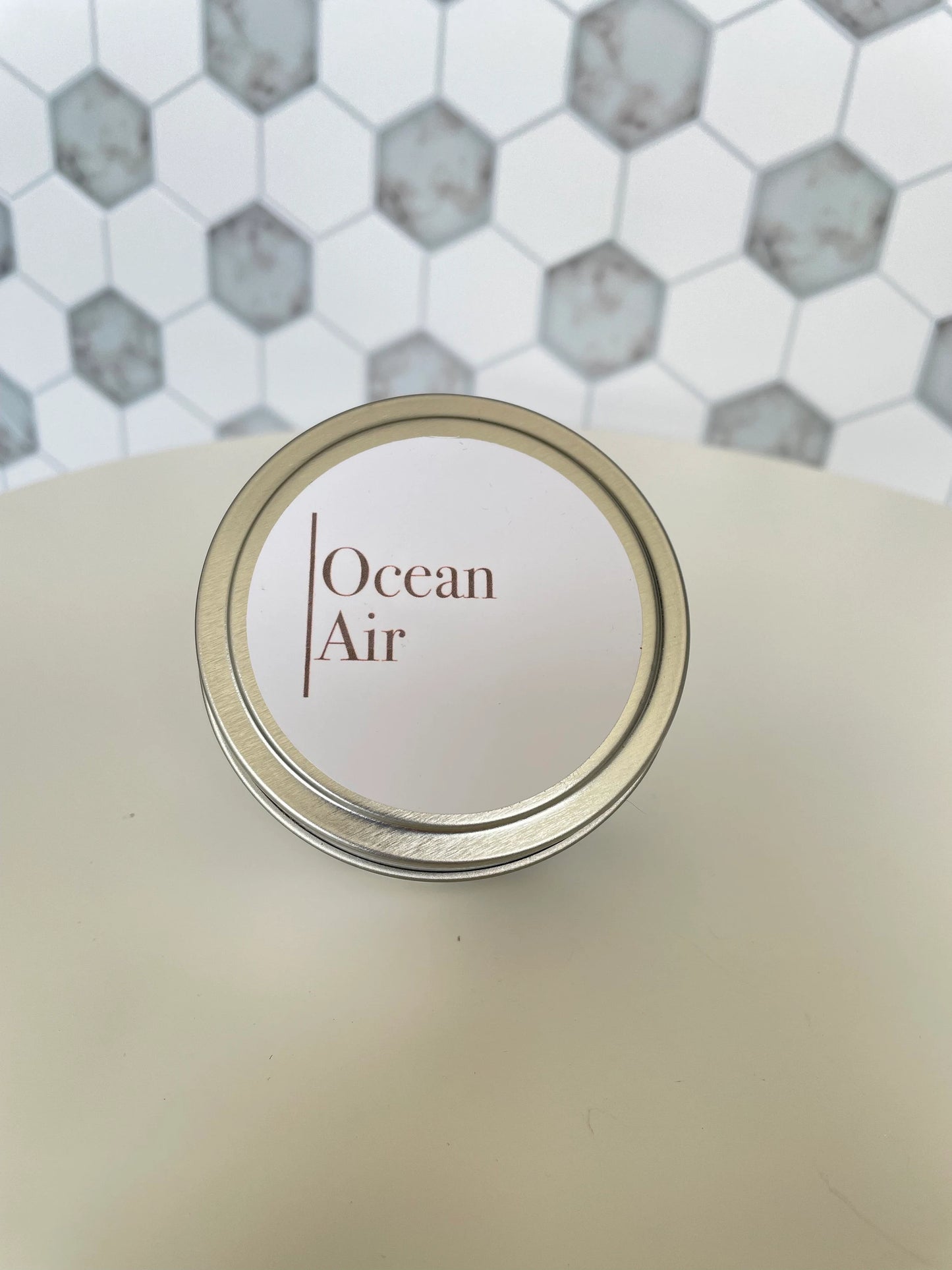 Ocean Air 3.5 oz Soy Candle Tin