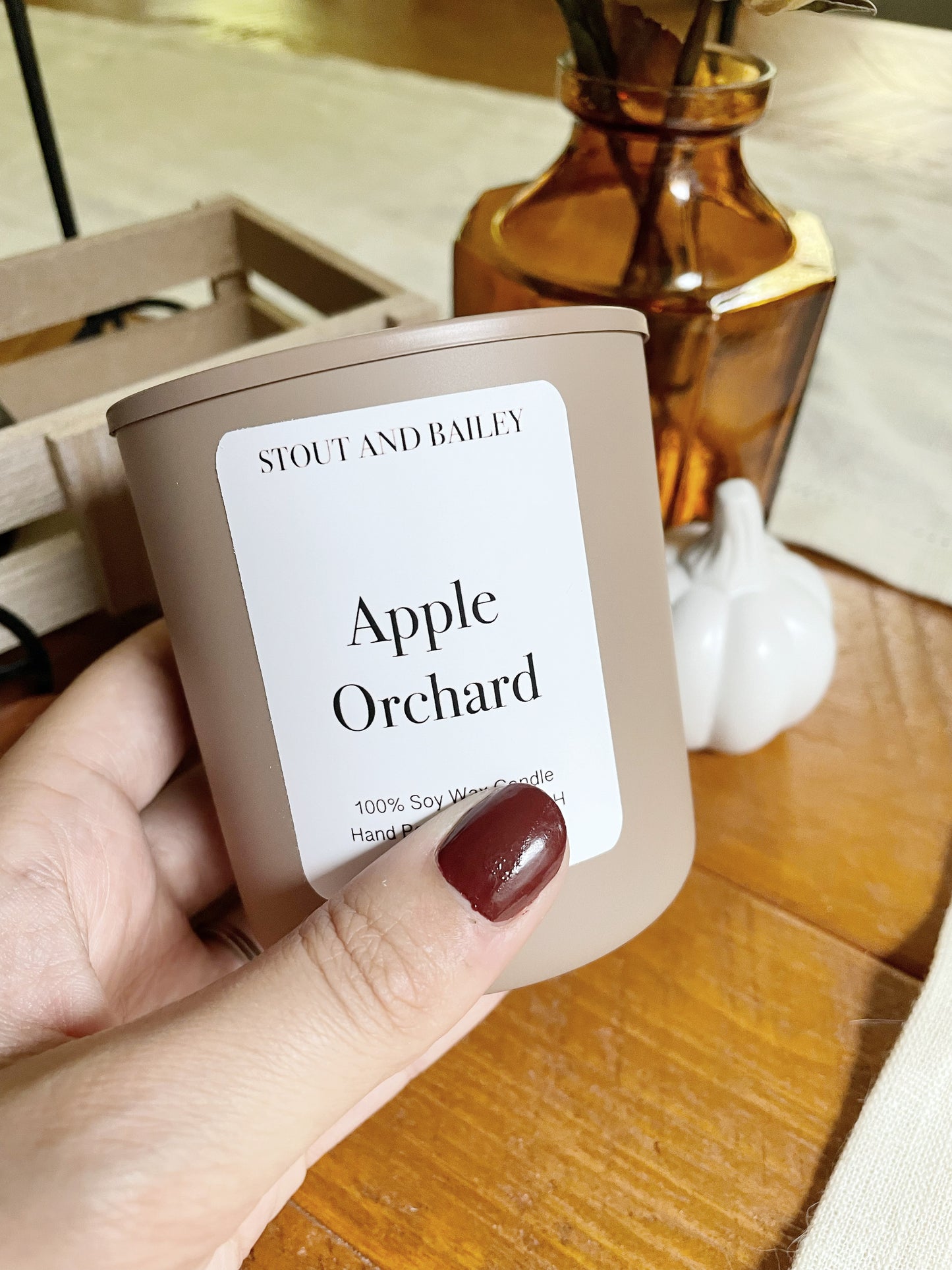 Apple Orchard 7 oz Wood Wick Soy Candle