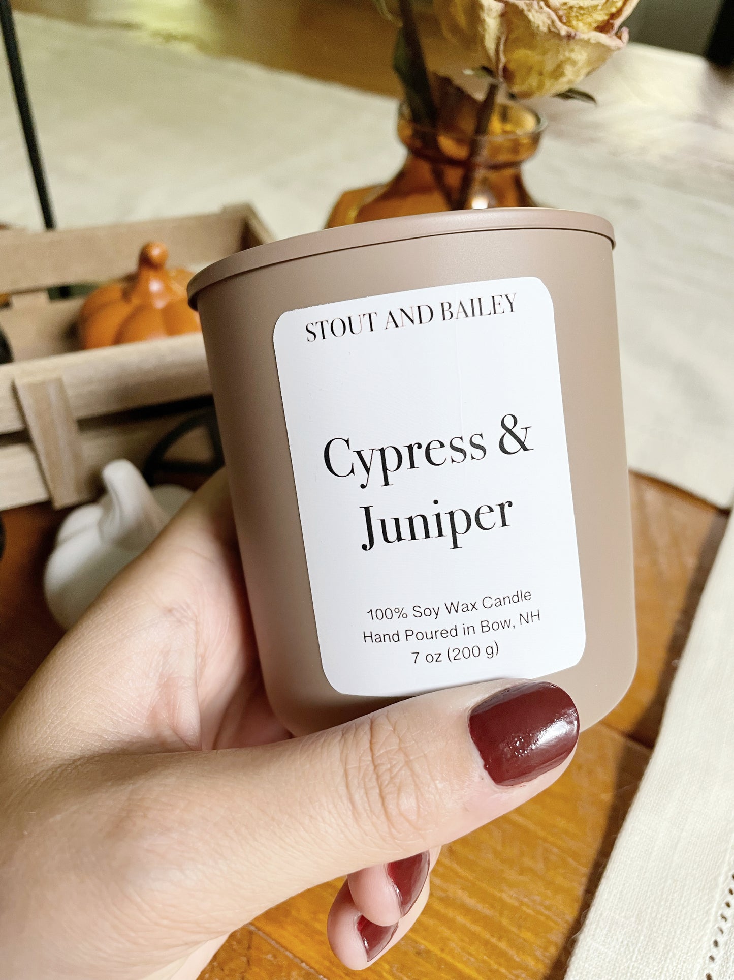 Cypress & Juniper 7 oz Wood Wick Soy Candle