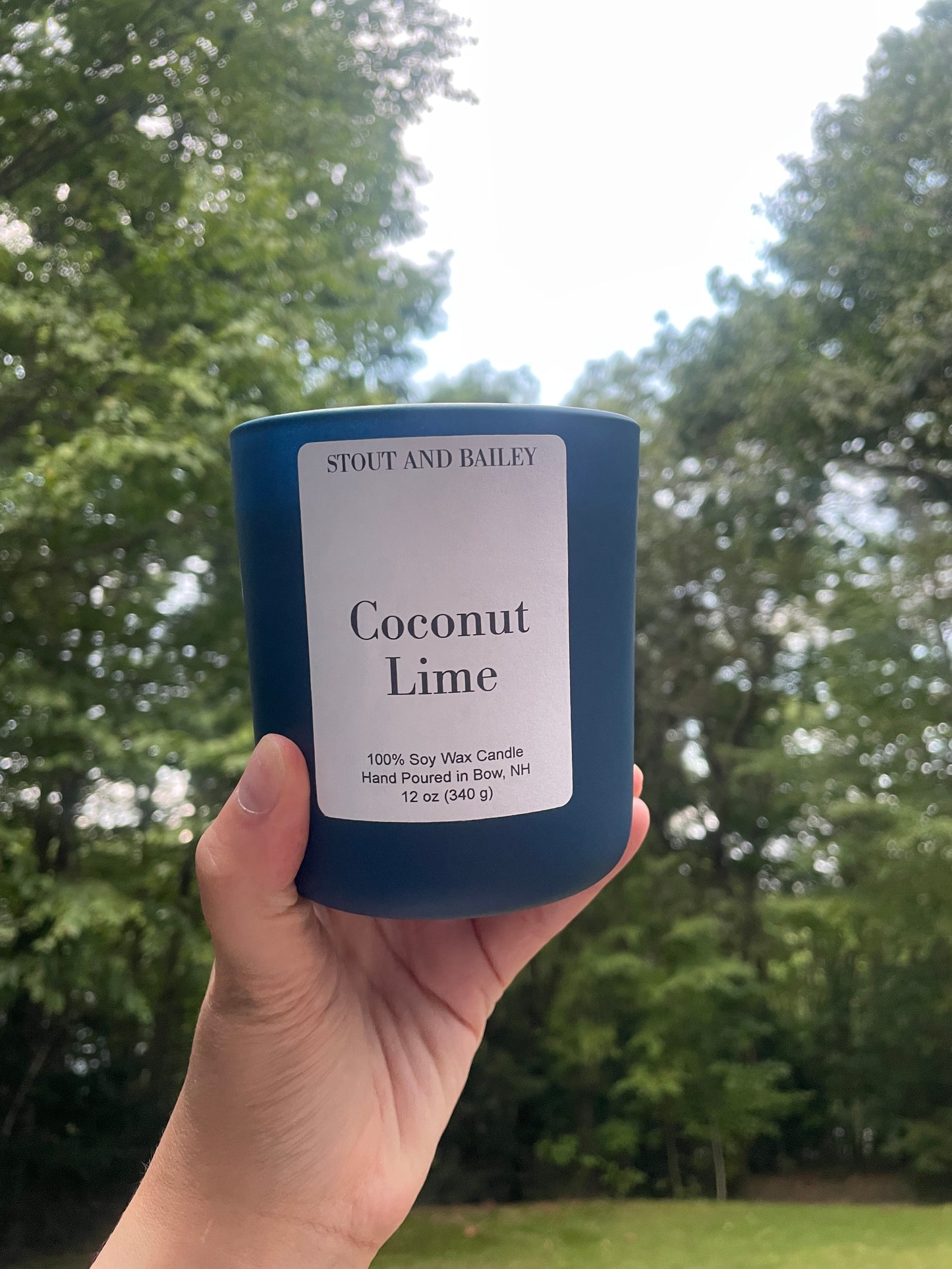 Coconut Lime Crackling Wood Wick 12 oz Candle