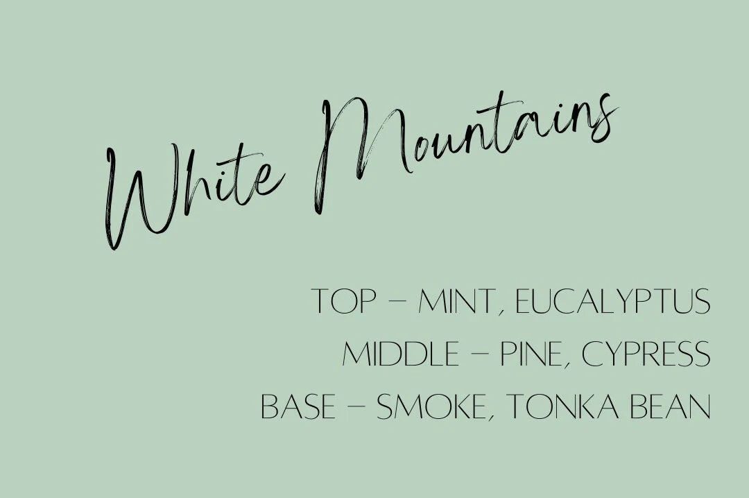 White Mountains 3.5 oz Soy Candle Tin