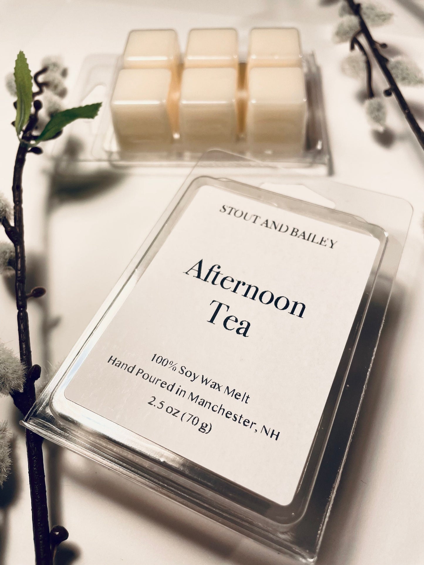 Afternoon Tea Soy Wax Melt | Hand-poured Soy Wax Melt | Spring Wax Melts | 100% Soy Wax Melts | 2.5 oz Wax Melt