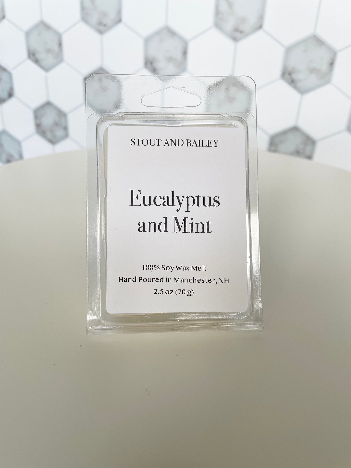 Eucalyptus and Mint Soy Wax Melt | Hand-poured Soy Wax Melt | Spring Wax Melts | 100% Soy Wax Melts | 2.5 oz Wax Melt