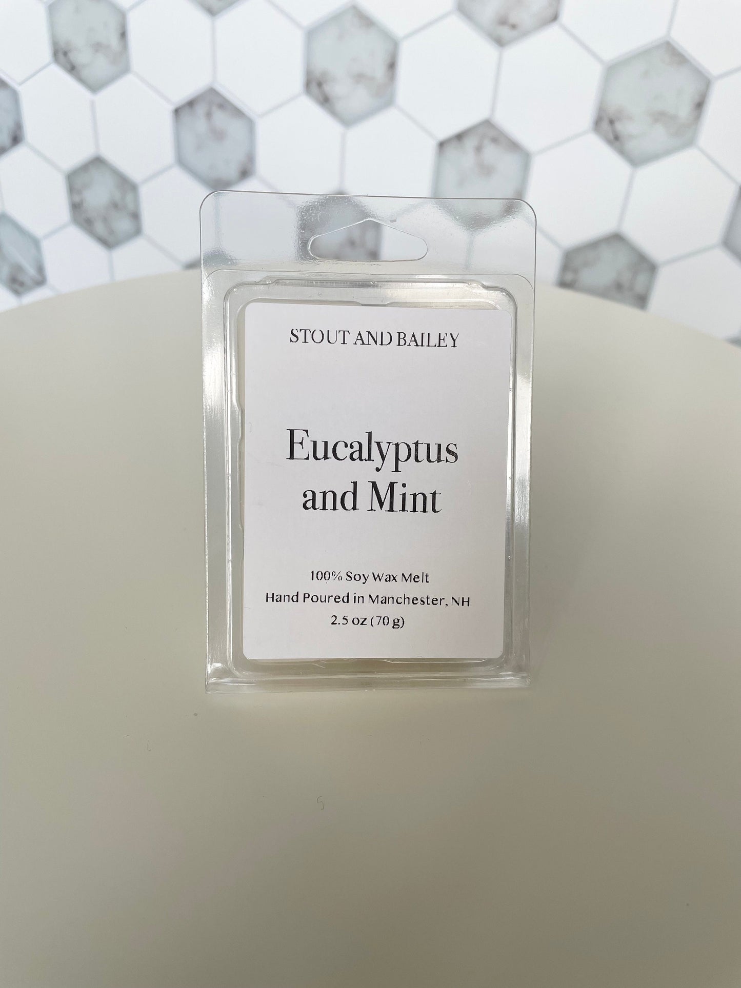 Eucalyptus and Mint Soy Wax Melt | Hand-poured Soy Wax Melt | Spring Wax Melts | 100% Soy Wax Melts | 2.5 oz Wax Melt