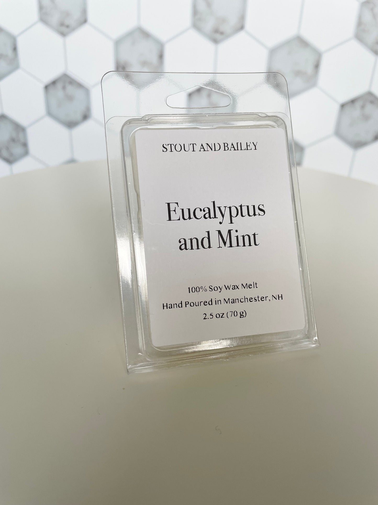 Eucalyptus and Mint Soy Wax Melt | Hand-poured Soy Wax Melt | Spring Wax Melts | 100% Soy Wax Melts | 2.5 oz Wax Melt