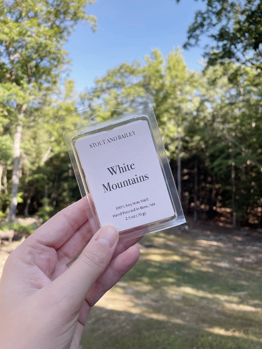 White Mountains Soy Wax Melt | Hand-poured Soy Wax Melt | Fall Wax Melts | 100% Soy Wax Melts | 2.5 oz Wax Melt