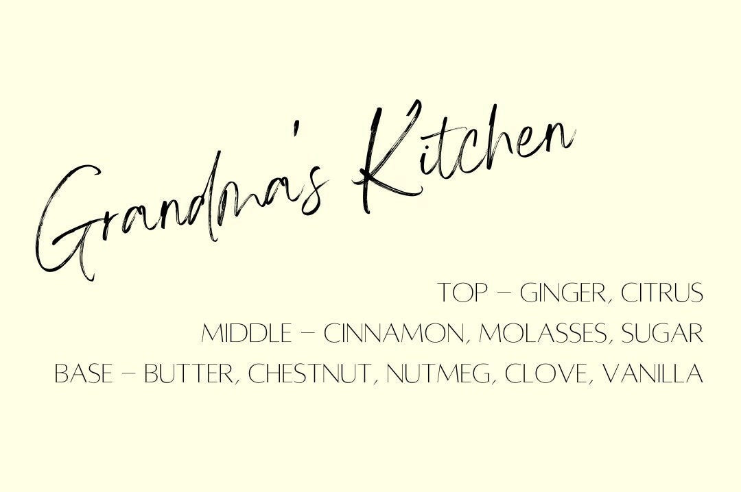 Grandma's Kitchen 7 oz Wood Wick Soy Candle