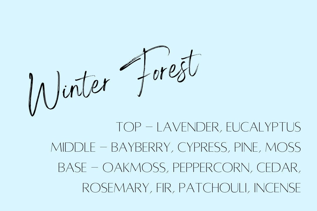 Winter Forest 12 oz Wood Wick Soy Candle