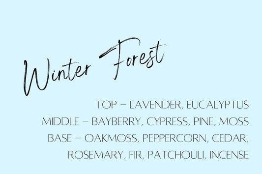 Winter Forest 3.5 oz Wood Wick Soy Candle