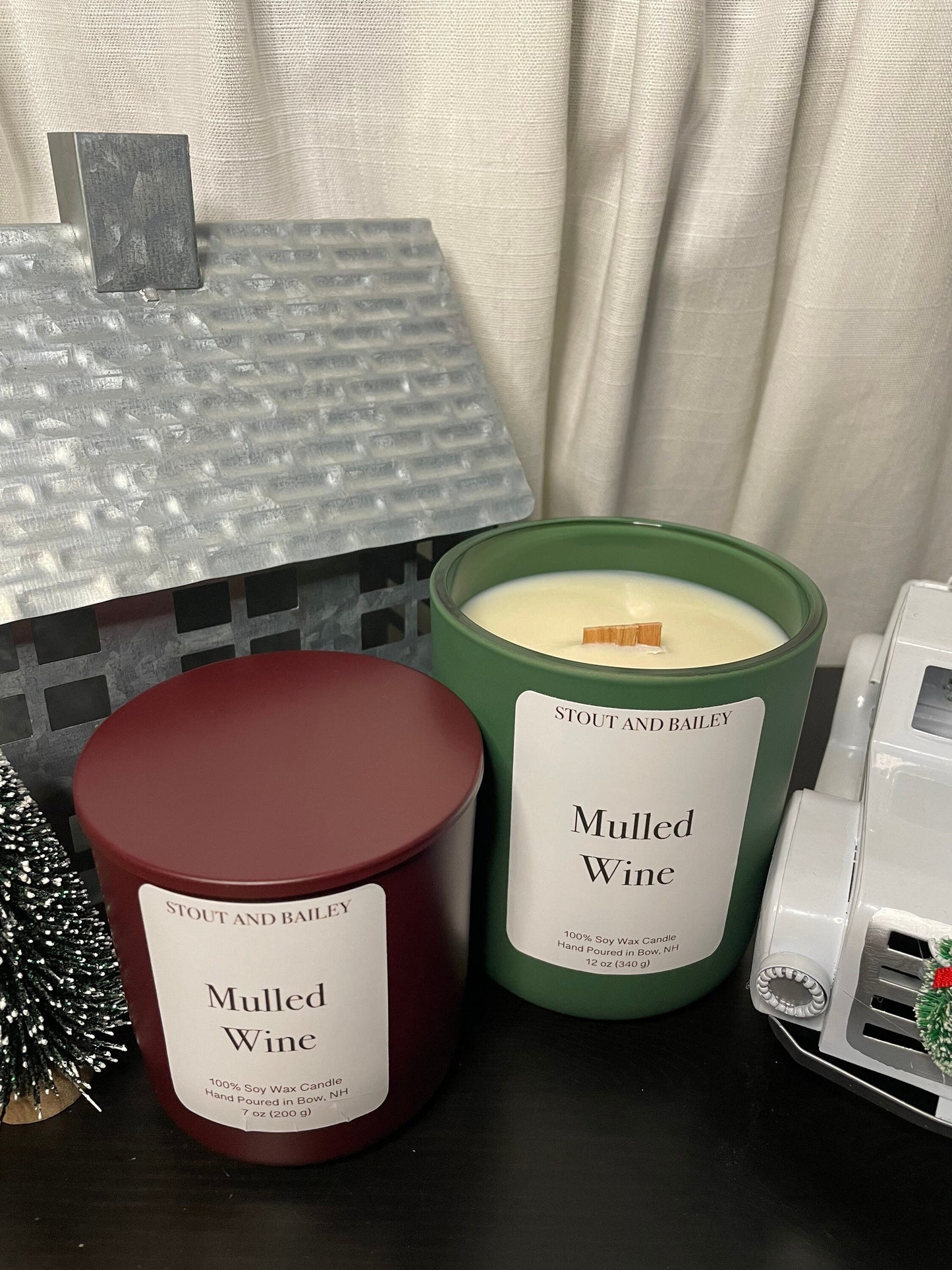 Mulled Wine 7 oz Wood Wick Soy Candle