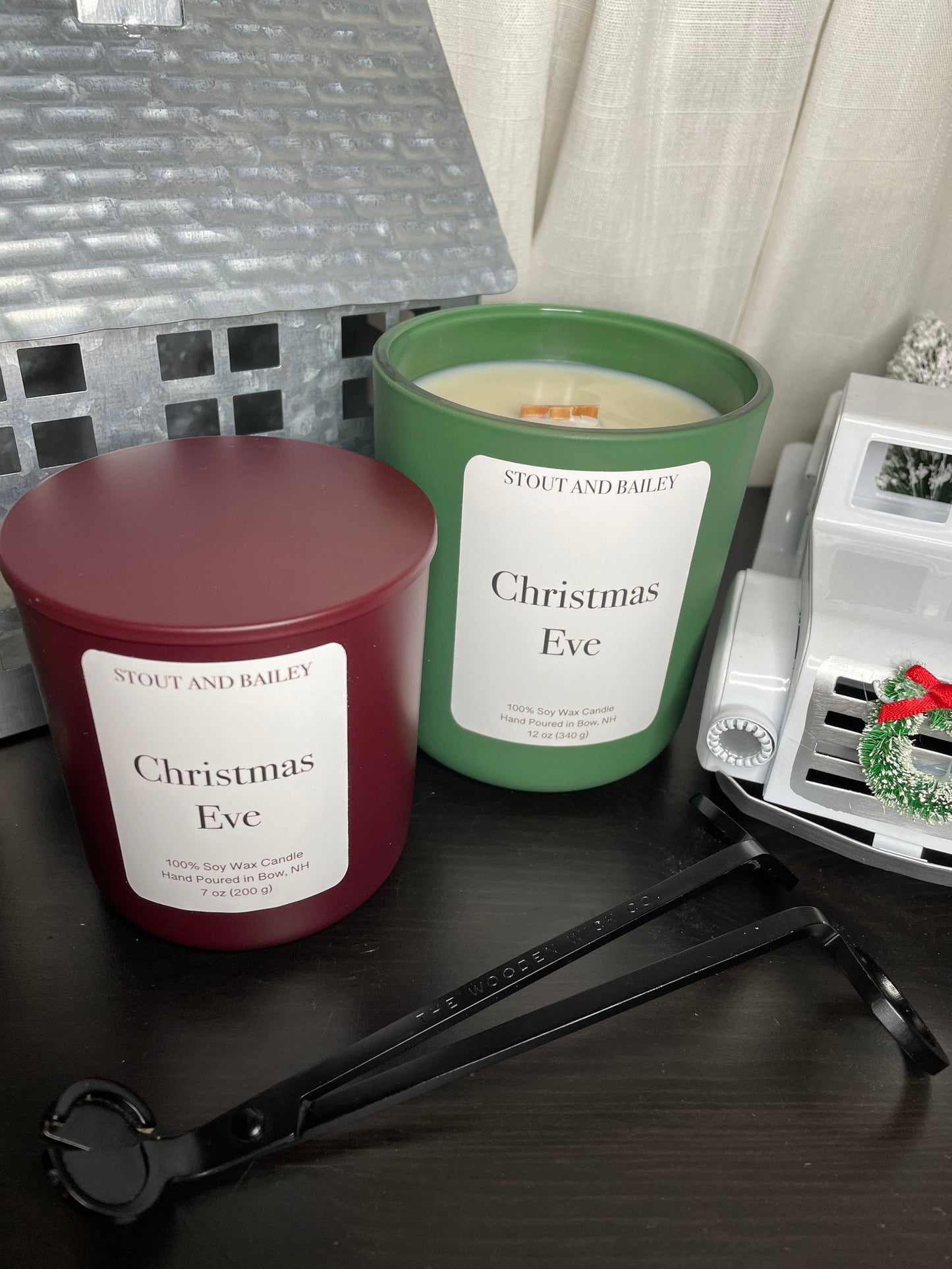 Christmas Eve 12 oz Wood Wick Soy Candle