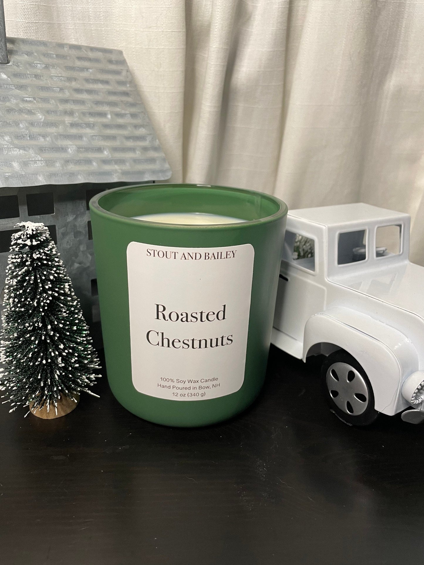 Roasted Chestnut 12 oz Wood Wick Soy Candle