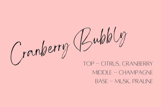Cranberry Bubbly 3.5 oz Soy Candle Tin